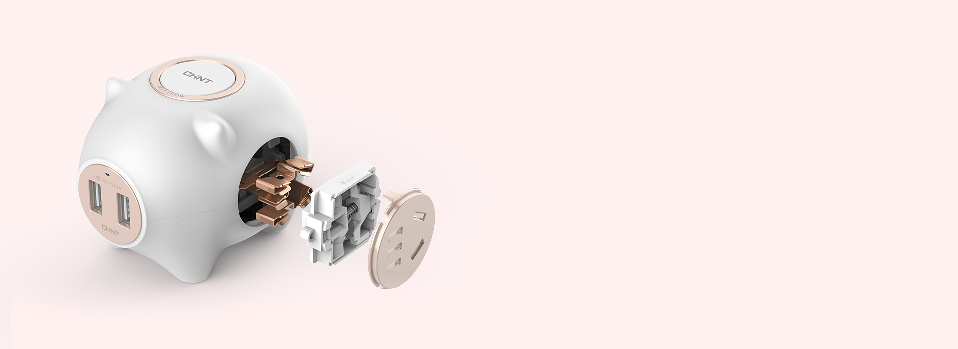 要萌，更要安全
 正泰排插泰嘟嘟系列創意...