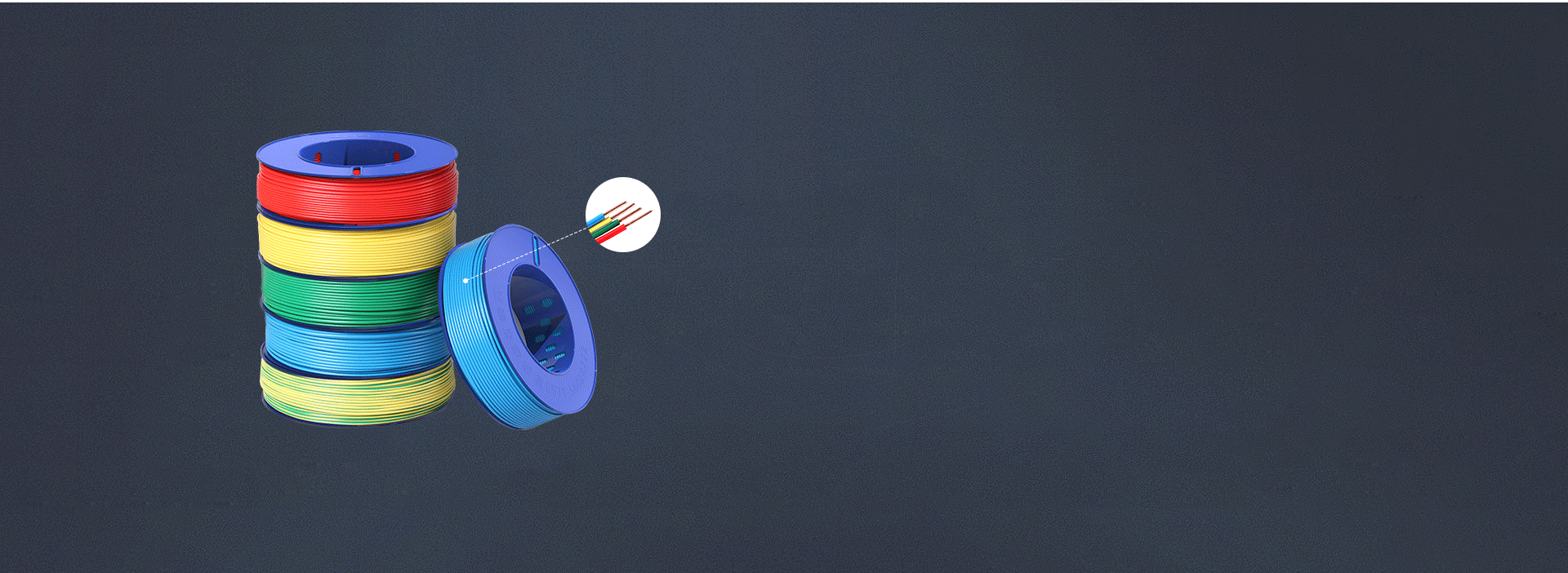 導(dǎo)電“加速度”
 銅芯采用高純度無(wú)氧銅，...