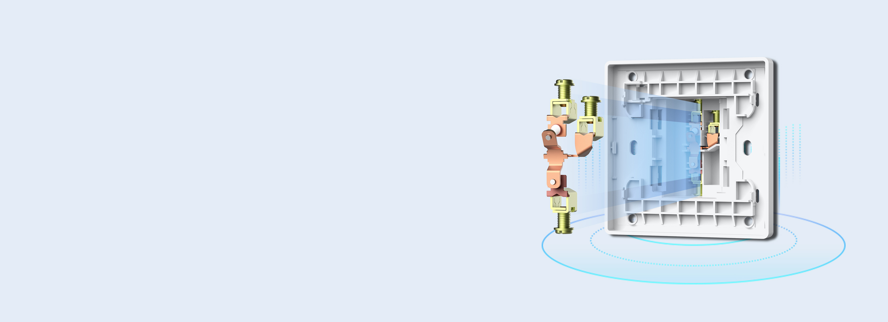 優(yōu)選材質(zhì)保障性能
 面板開關(guān)擺動(dòng)件采用高...