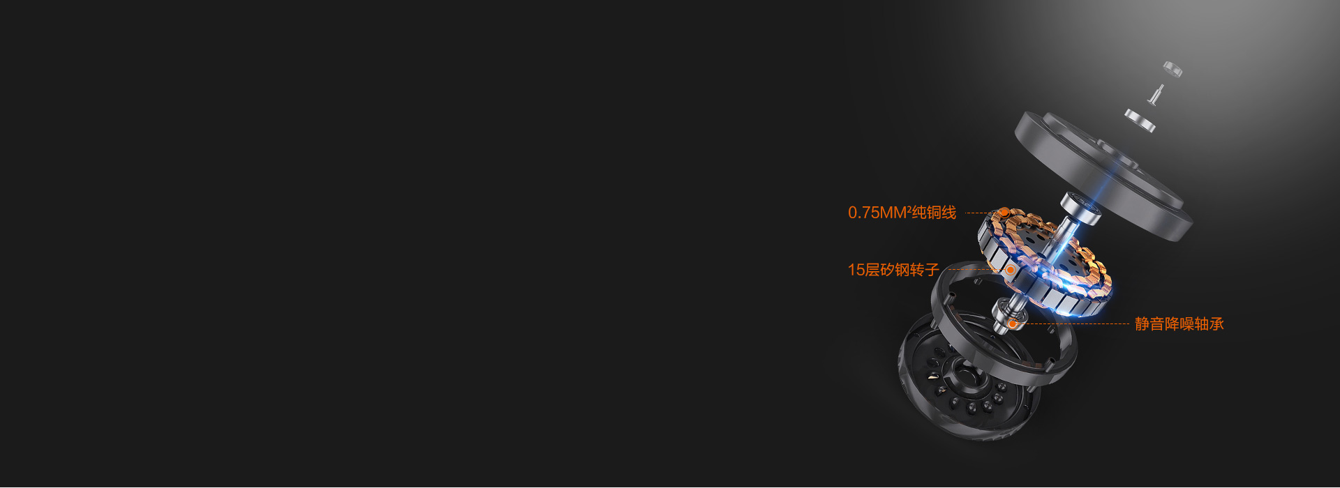 矽鋼電機(jī)，運(yùn)行持久穩(wěn)定
 優(yōu)質(zhì)直流無刷電...