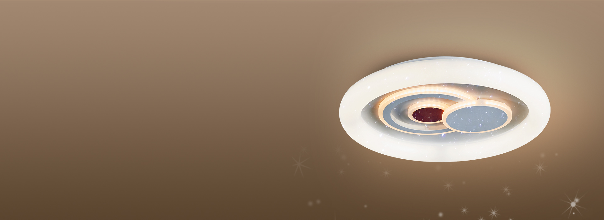 主輔光搭配，豐富的層次感
 正泰照明吸頂...