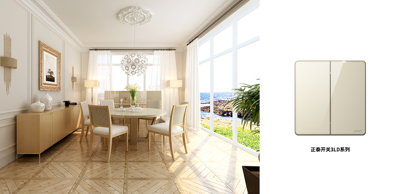 正泰NEW3LD開關，不愧是開關界的美人