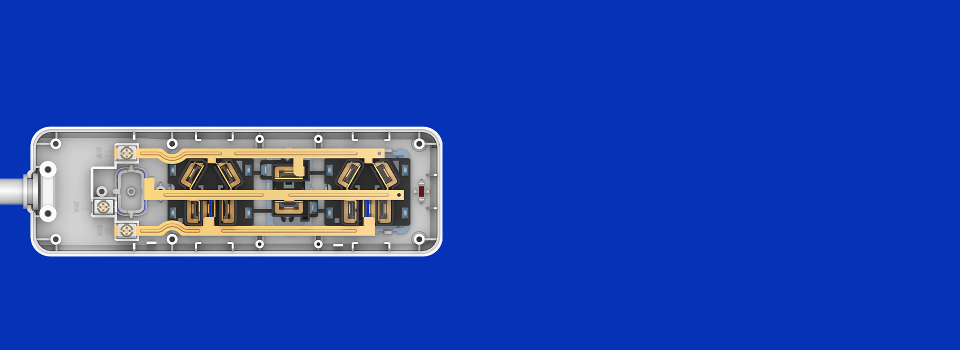 一體化高精銅條
 導電性好，電流傳輸平穩...