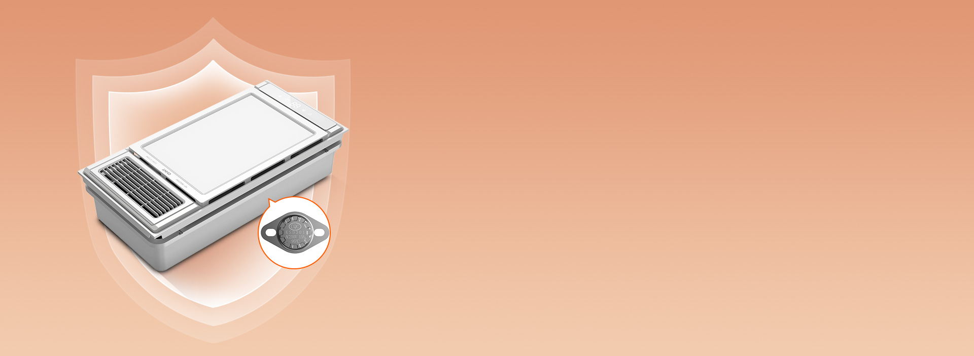 過熱保護(hù)，為安全加一道屏障
 內(nèi)置105...