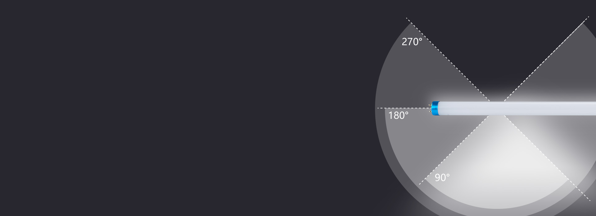 廣角發光，空間明亮
 正泰T812系列燈...